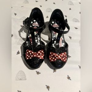 Minnie Mouse Kid Girl dress shoes with heel Size 9